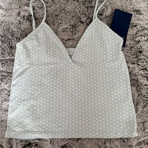 Brandy Melville blue heart singlet